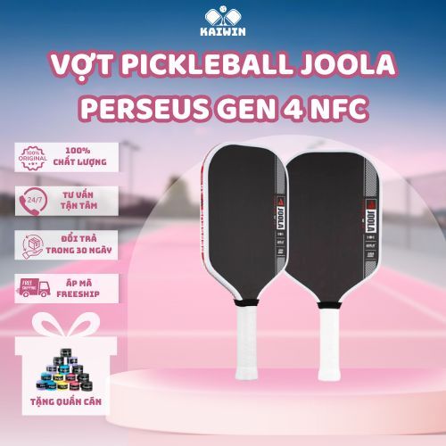 Vợt Pickleball Joola Perseus Gen 4 NFC | Mặt Nhám Full Carbon | Tặng Cuốn Cán
