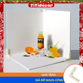  Phông Nền Chụp Ảnh Trắng 60x60cm TiTi Decor Background Phông Chụp Hình Sản Phẩm Decor góc chụp ảnh 