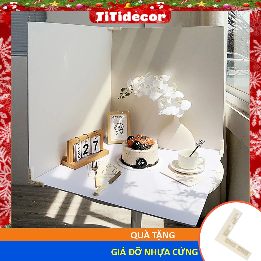 Phông Nền Chụp Ảnh Bánh Kem Tấm Nền PVC 60x60cm, Background Chụp Ảnh Bánh Kem, Decor Góc Chụp Ảnh Nư