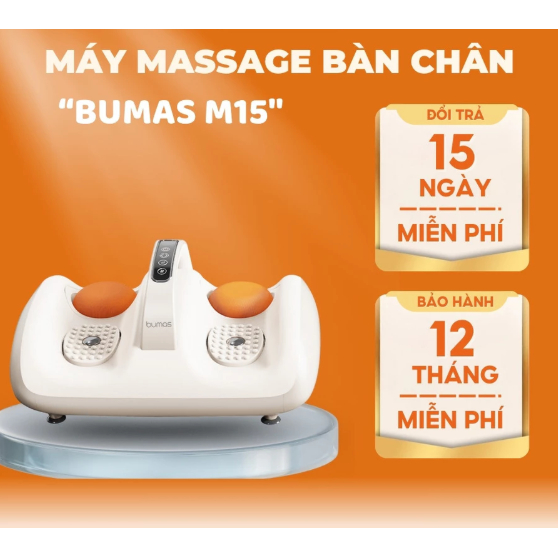 Máy Massage Bàn Chân M15 - Massage Sâu Kết Hợp Chườm Ấm - Giảm Nhức Mỏi thoải mái cả ngày