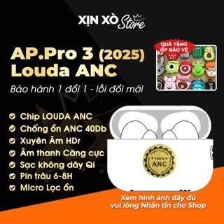  Tai nghe Pro.3 2025 Louda ANC HOCO. Chống ồn 40Db | xuyên âm | Tăng Giảm Âm Lượng - XỊN XÒ Store 