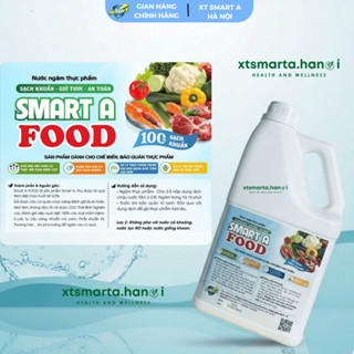 Smart A Food - Nước ngâm rửa thực phẩm sạch khuẩn, giữ tươi, an toàn -Nước khử mùi tanh của cá, thịt