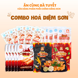  Combo Hoả Diệm Sơn: 1 chân gà tê cay RX + 1 SẢ TẮC + 5 NEM nướng + 5 SASHIMI + 5 BÒ KOBE Ăn Cùng Bà Tuyết 