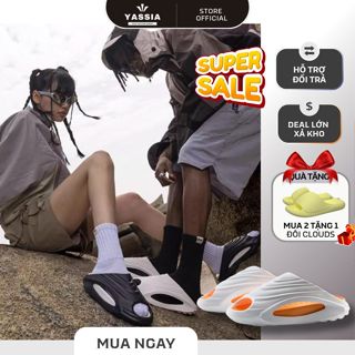   HỎA TỐC HN  Dép Đúc Nam Nữ YASSIA SPACESHIP Chất Liệu EVA Thoáng Khí Siêu Nhẹ Thể Thao Chống Trượt 