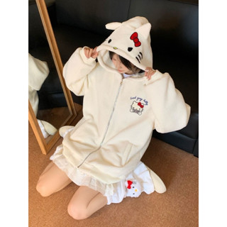  Áo khoác mặc mùa đông hình hello kitty 