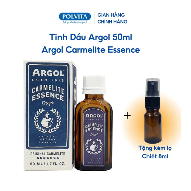 Tinh dầu Argol Carmelite - chai 50ml [Tặng chai chiết nhỏ số lượng quà tặng có hạn]