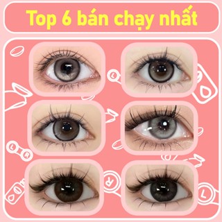 [Hot Không cận]1 Cặp Kính áp tròng 14mm 14.2mm 14.5mm Đen Nâu Xám Hàn Quốc Nhẹ, Mỏng, Không khô mắt – Western Eyes