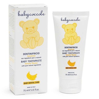 Kem đánh răng cho bé Babycoccole trẻ em nuốt được 30ml/75ml