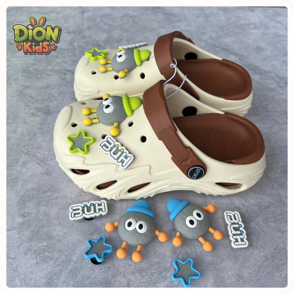 Dép bé trai chất liệu EVA cao cấp, không mùi, êm chân và an toàn cho bé gái - Dion Kids