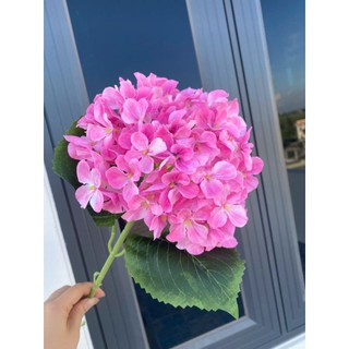  Hoa Tú cầu - chùm Tú cầu- hoa giả  hoa vải lụa trang trí decor 