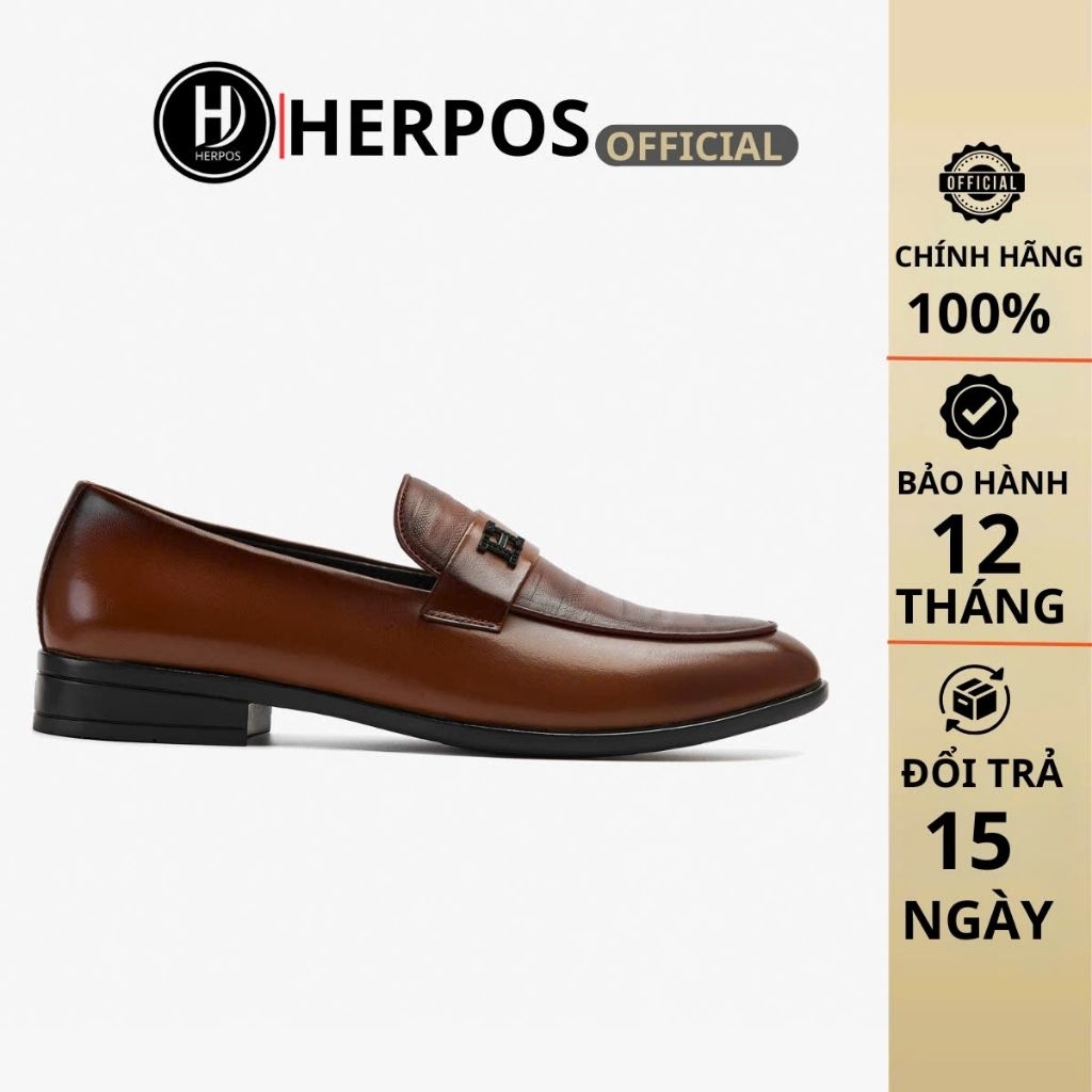 giày da bò nam công sở giày LOAFER giày da bò nhập khẩu cao cấp đã may đế bảo hành 12 tháng đã may đ