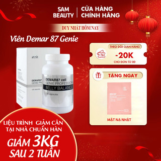Viên Uống Giảm Cân Belly Balance Demar87 Genie giảm mỡ hiệu quả, đốt mỡ nhanh, không cần ăn kiêng