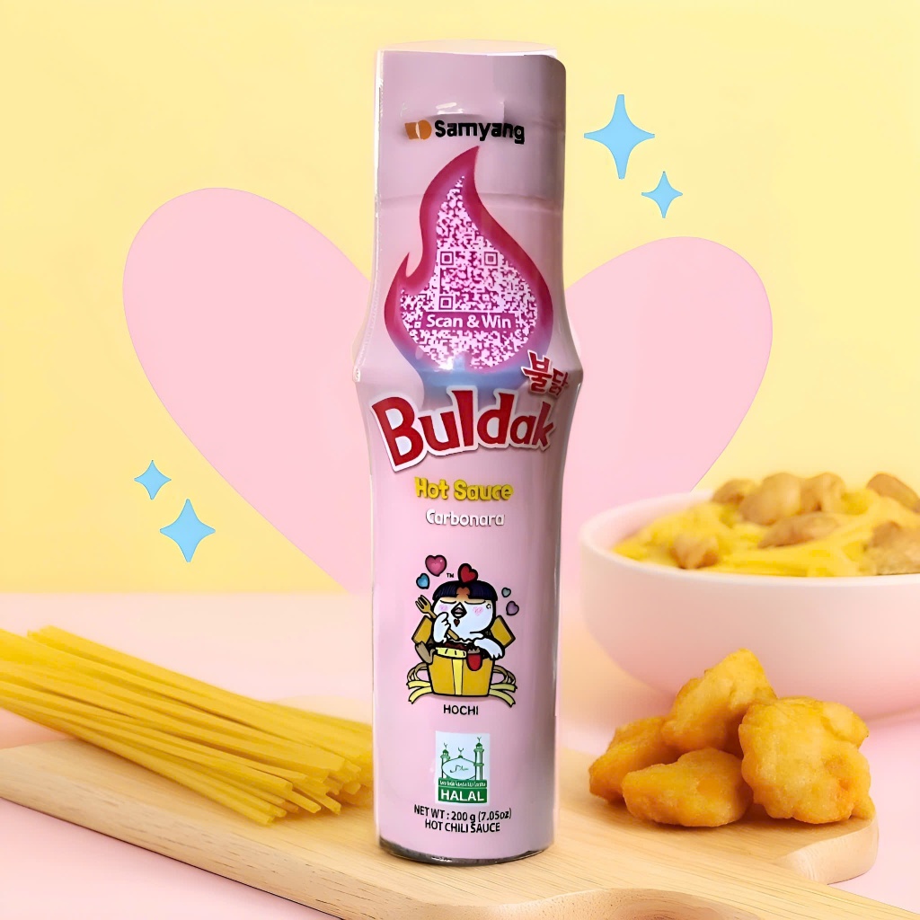 Sốt gà cay samyang, sốt gà samyang hàn quốc 200g - 불닭소스 ( Hũ Hồng )
