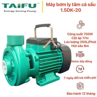  Máy bơm nước ly tâm cá sấu 750W  1HP  TAIFU 1.5DK-20 - Bảo hành 1 năm 