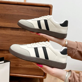  Giày thể thao nữ đế nâu 2 sọc hàng qccc 