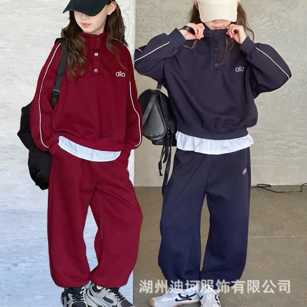 set bộ nỉ 2 da bé gái size đại 25-58kg chuần hàng TN.kids