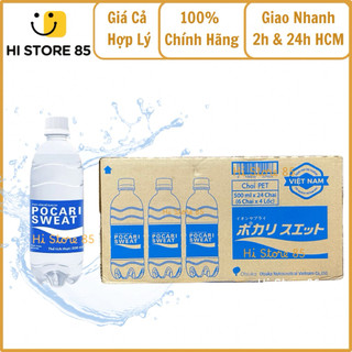 [Thùng 24chai x 500ml] Nước bù điện giải bổ sung i-on POCARI SWEAT chính hãng >Hi Store 85<