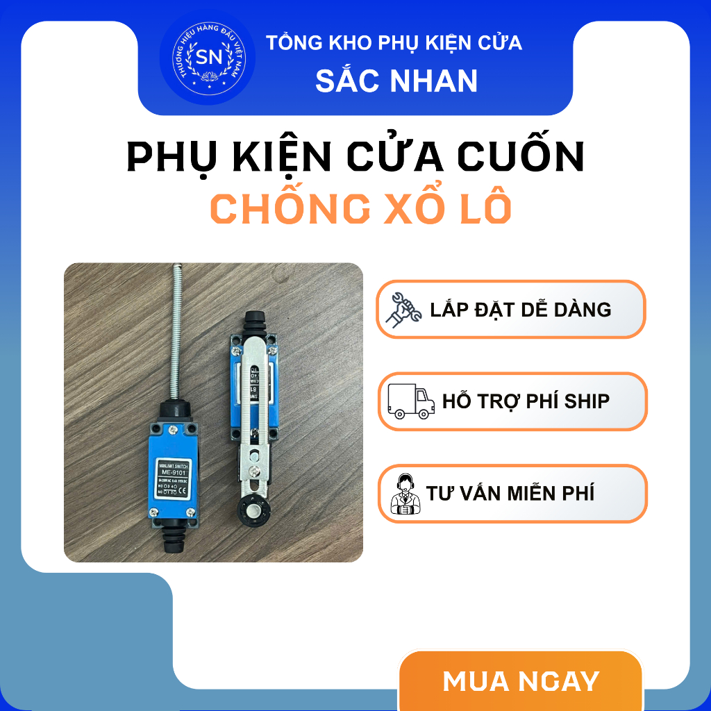 chống xổ lô cửa cuốn, tụ khởi động động cơ cửa cuốn 20uF, ti đồng bỏ láy đáy, còi báo động