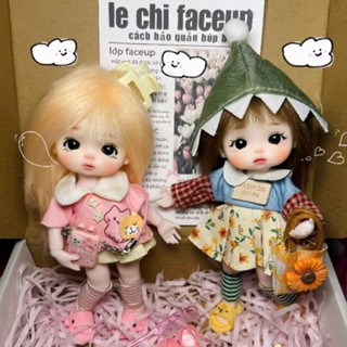  BÚP BÊ BÁNH GẠO doll baboliy 16cm 17cm. búp bê vẽ mặt thủ công handmade búp bê bjd giá rẻ  búp bê lê chi faceup 