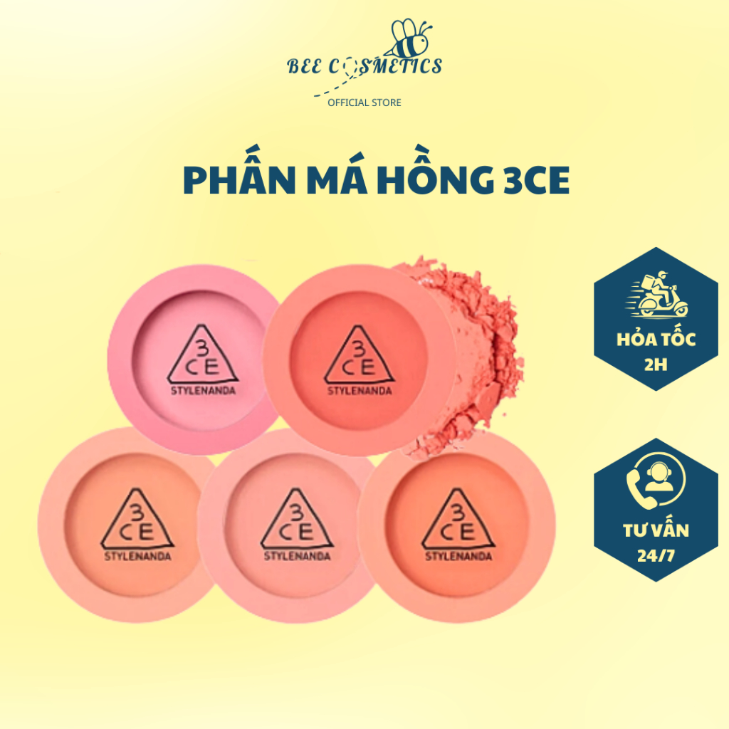 Phấn Má Hồng 3CE MOOD RECIPE FACE BLUSH Phấn Má 3CE - Bee.Cosmetics