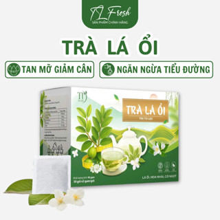 Trà Lá Ổi Giảm Cân, Trà Ổi Giảm Cân TL FRESH, Tốt Cho Hệ Tiêu Hóa [ HỘP 30 TÚI ]
