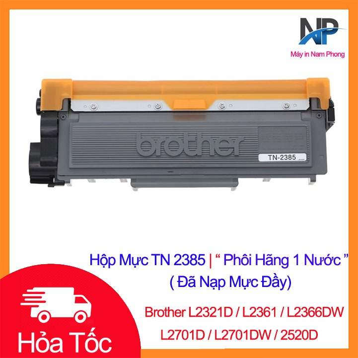 Hộp Mực 2385 Phôi Hãng 1 Nước | .Brother HL L2321D, L2361DN, L2366DW, L2701D, L2701DW, DCP 2520, L27