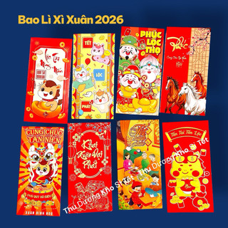 Bao Lì Xì Hottrend Ngựa 2026 (giaongaunhien)