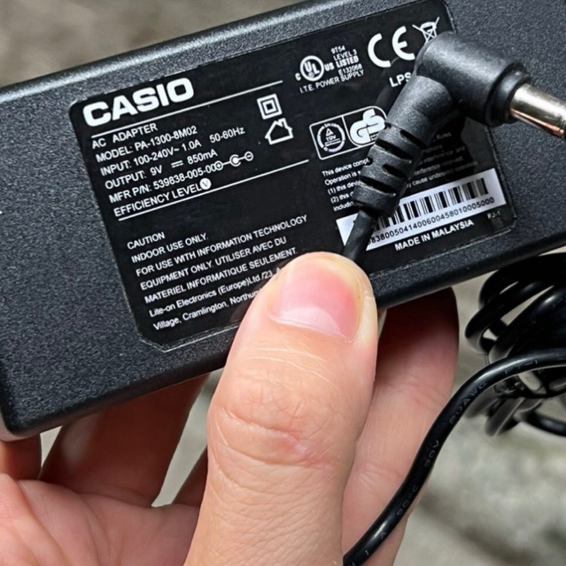 Adapter nguồn cho đàn ORGAN CASIO CTK 560L chính hãng casio
