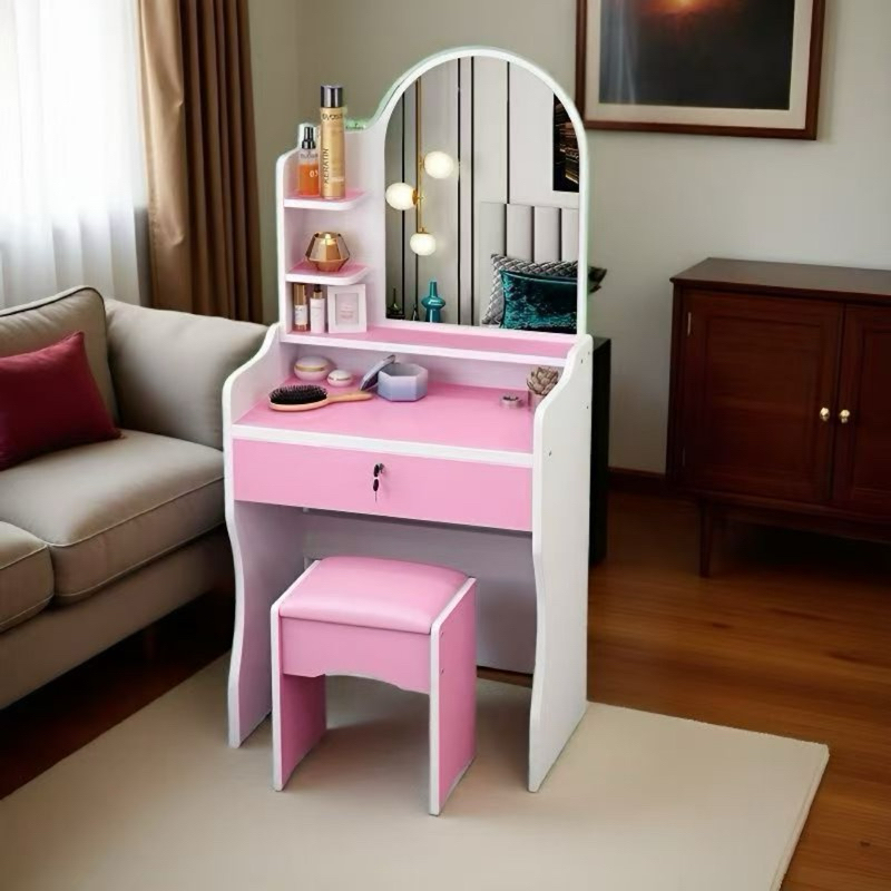 Bàn trang điểm mini tặng kèm ghế