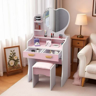 Bàn trang điểm mini tặng kèm ghế