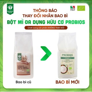 [Date T1/2027] Bột Mì Đa Dụng Hữu Cơ SIMABIO - MARKAL - PROBIOS - BIOBEES Làm Bánh Bữa Phụ Cho Bé