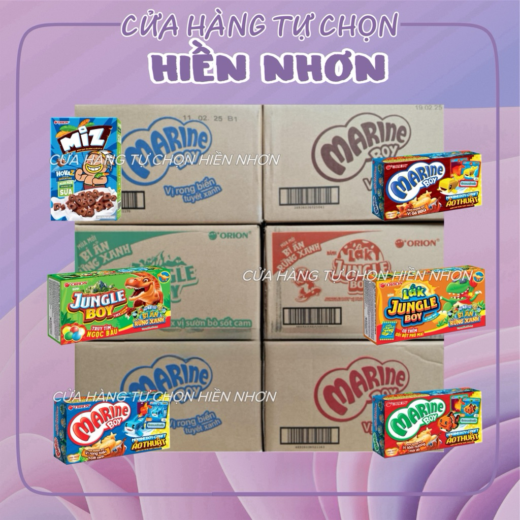 [Tết 2026] 1 Thùng 20Hộp Bánh cá Orion Marine Boy hộp 32g