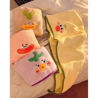 Khăn Trùm Tóc Siêu Thấm Hút Hình Thú Dễ Thương Mềm Mịn Chất liệu Sợi microfiber cao cấp 🍀 Mẫu mới 🍀
