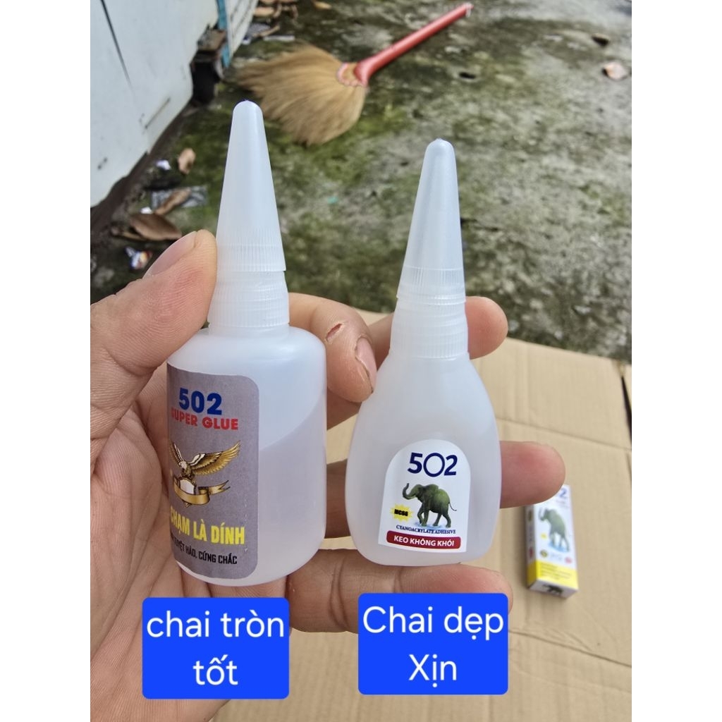 Keo dán sắt 502 (loại tốt) (5 Chai)