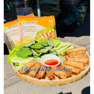  Bánh Tráng Cuốn Chả Giò Tân Nhiên 100G Size 16cm cuốn ngon và giòn 