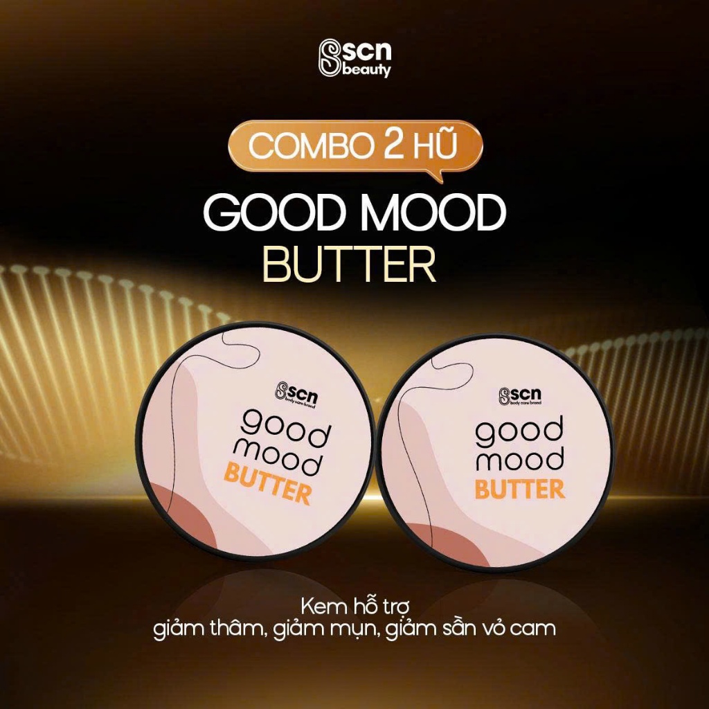 COMBO 2 Hũ 50gr Kem Giảm Thâm Nách, Mông, Bikini Good Mood Butter