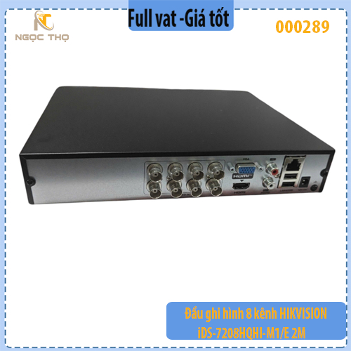 Đầu ghi hình Hikvision iDS-7208HQHI-M1/E 8 kênh – TVI AI AcuSense – H.265 Pro+