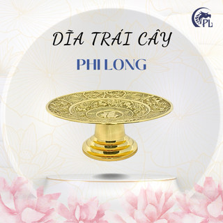  Dĩa trái cây thờ cúng bằng đồng Phi Long 