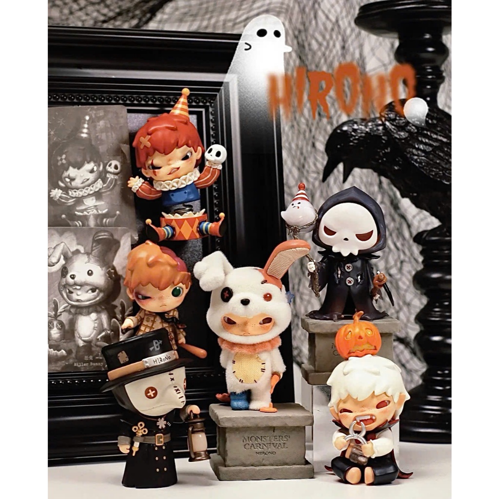 [Chính Hãng] POPMART Mô hình Hirono Monsters' Carnival Series Figures Art Toys - hirono v10 - hi hal