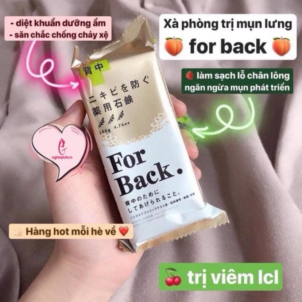 Xà Phòng Pelican For Back Bar Soap Ngừa Mụn Vùng Lưng 135g