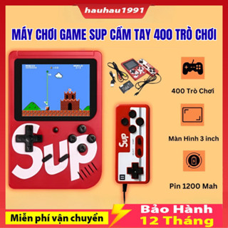 Máy chơi game cầm tay SUP 400 trò - Kết nối Tivi chơi 2 người - Máy chơi game điện tử 4 nút cao cấp tay cầm Sup