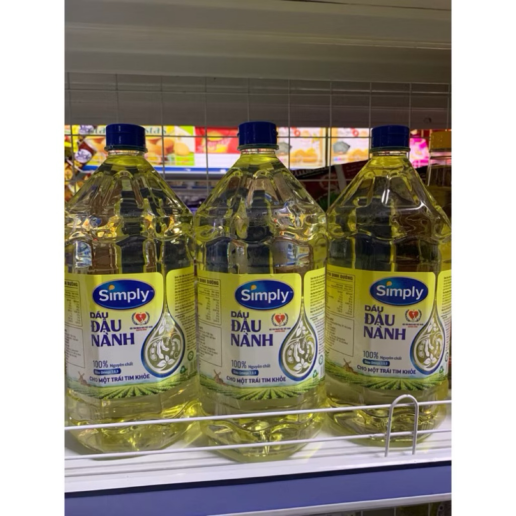 Dầu ăn đậu lành simply can 2lit