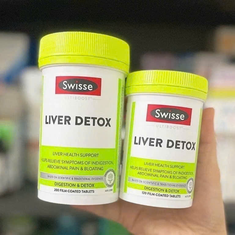 PQS - Bổ Gan Swisse Liver Detox Úc