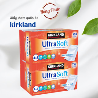  Giấy thơm quần áo kirkland Ultra Soft làm phẳng quần áo khi sấy hạn chế tĩnh điện vào mùa khô 