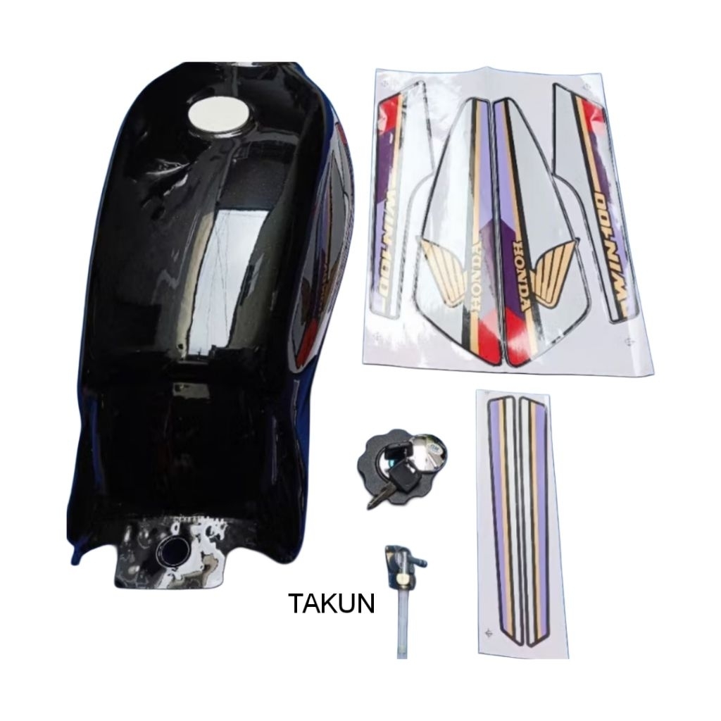 Thùng bình chứa xăng xe WIN 100cc-125cc... luôn ổ khóa