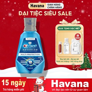  Nước Súc Miệng Crest Pro Health Advance Mỹ - 1000ml 