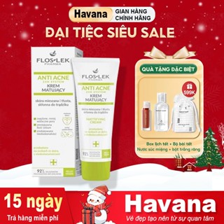  Kem dưỡng ẩm Floslek Anti Acne Mattifying Cream kiểm dầu - 50ml 