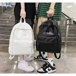 Balo Da Trơn Nam Nữ BL024 – Balo Đi Học, Đi Chơi Thời Trang Chống Nước, Chống Bám Bụi,