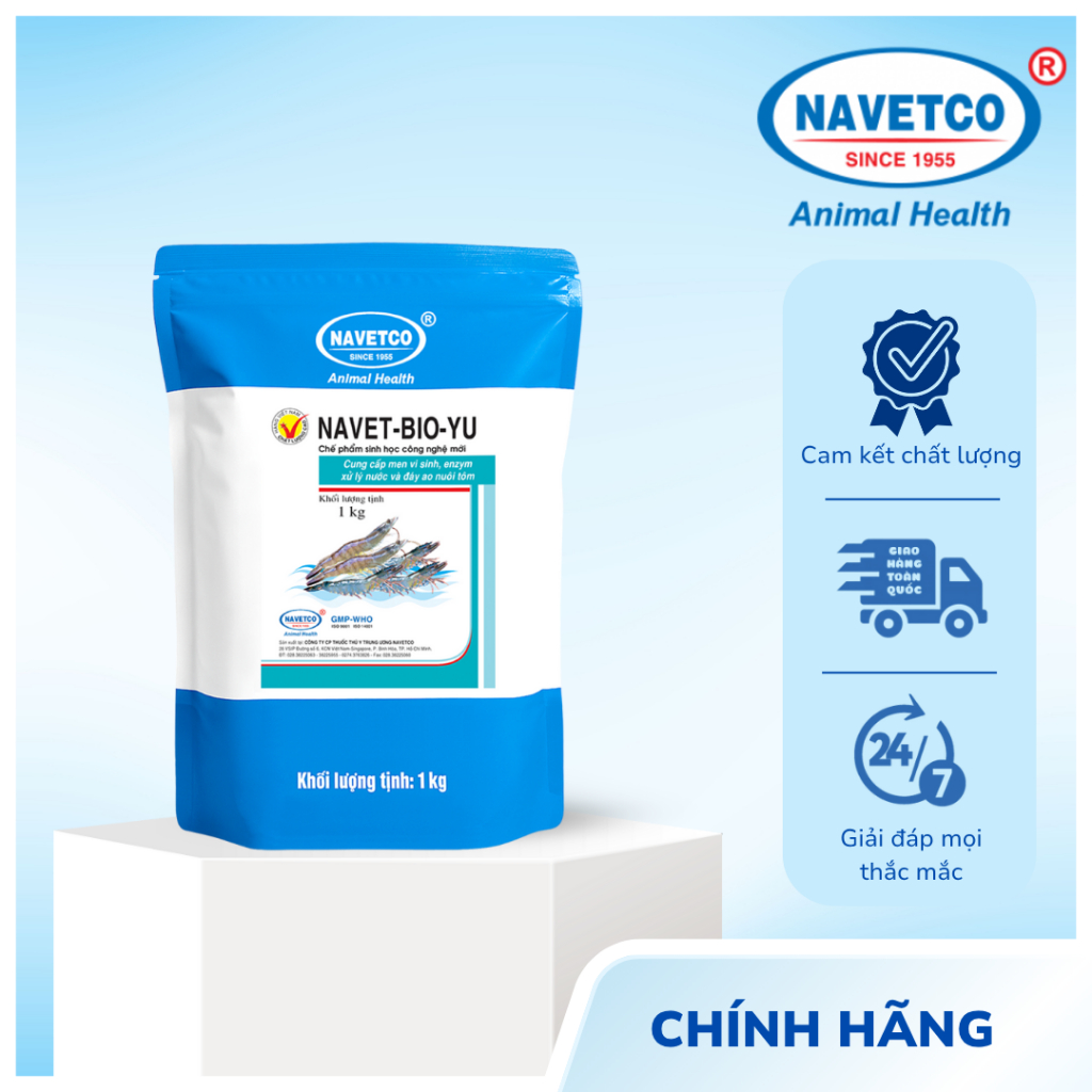 NAVET-BIO-YU _ Cung cấp men vi sinh, enzym xử lý nước và đáy ao nuôi tôm, thủy sản.