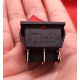 Công tắc bập bênh KCD4 (6 pin)